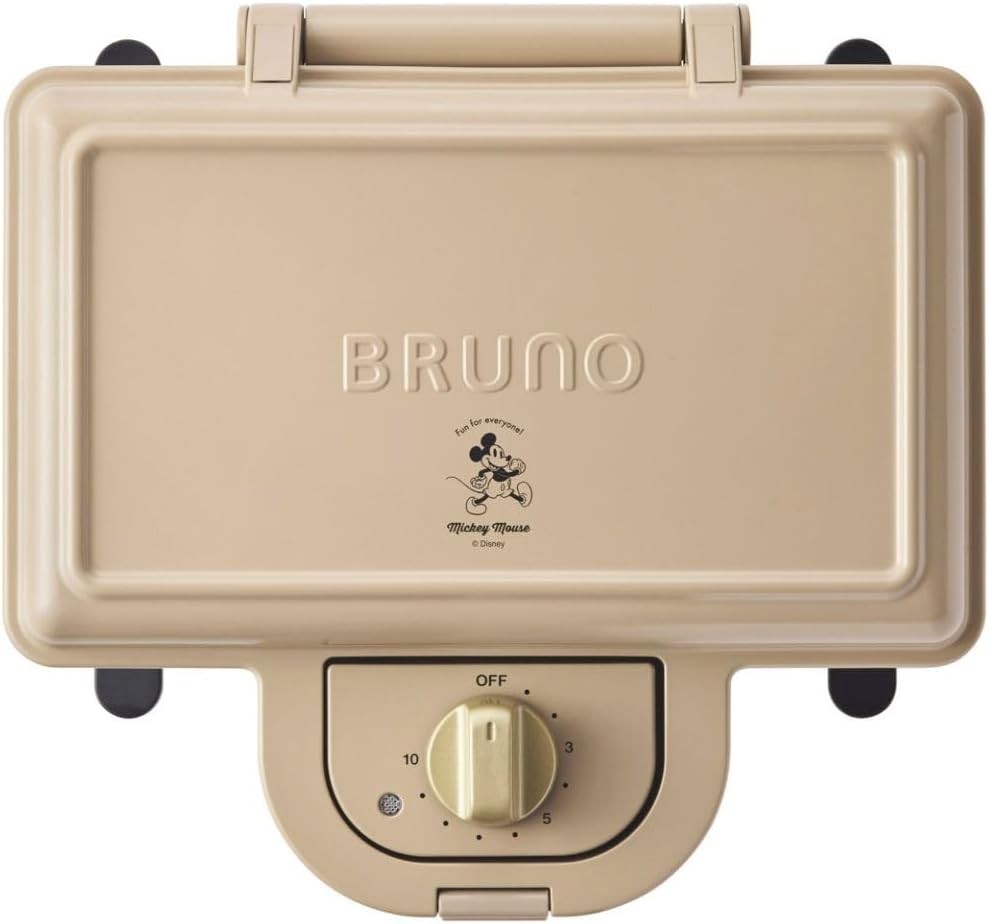 BRUNO Disney Mickey Hot Sandwich Maker Double Electric Toaster 100V BOE136-BE JP
