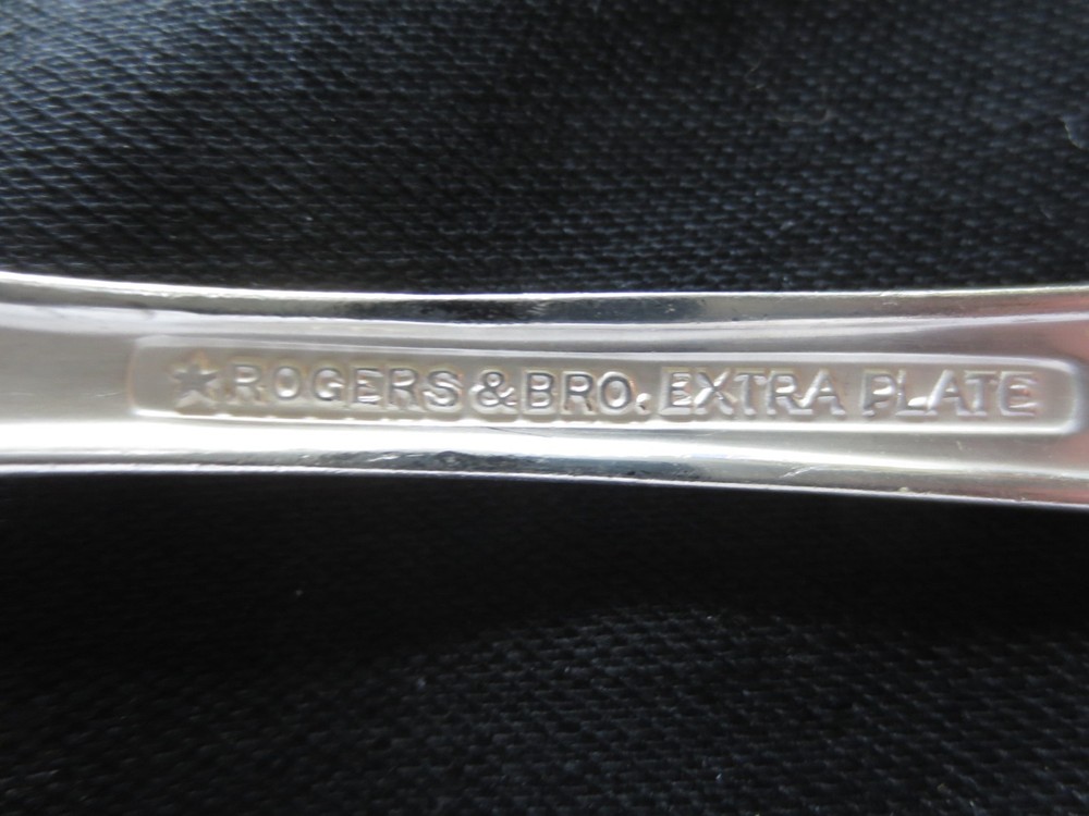 46 Pc. ROGERS & BROS. EXTRA PLATE Original Rogers SILVERPLATE FLATWARE for -8