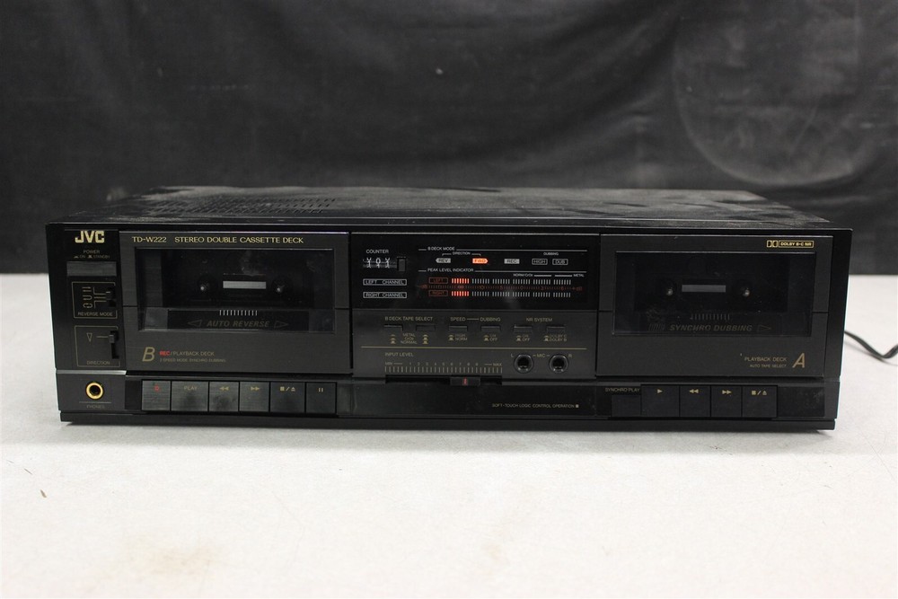 JVC TD-W222 Stereo Double Cassette Deck