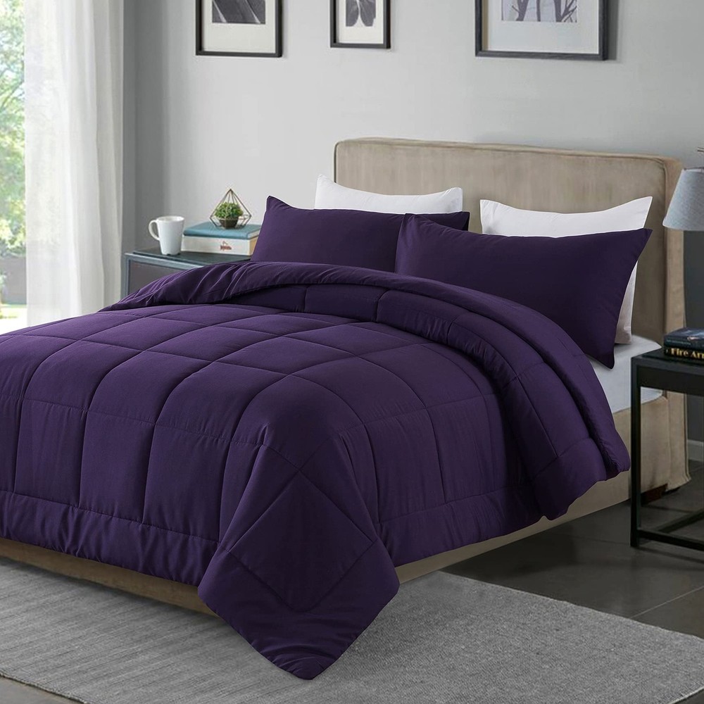 DOWNCOOL Queen Comforter Set -All Season Bedding Comforters Sets with 2 Pillow
