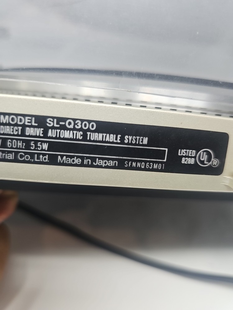 Technics Quartz SL-Q300 Direct Drive Turntable TESTED
