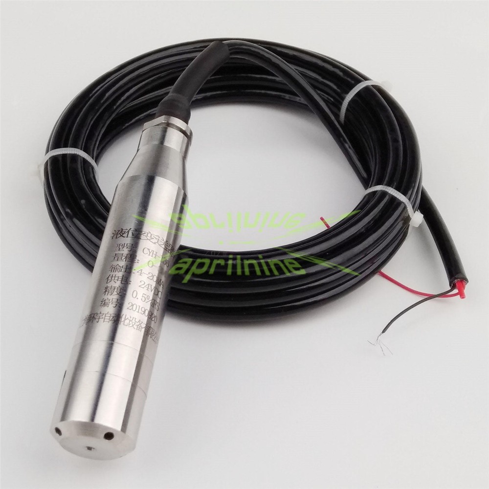 4-20MA 1.0m Range Water Level Transmitter Liquid Level Transducer Sensor