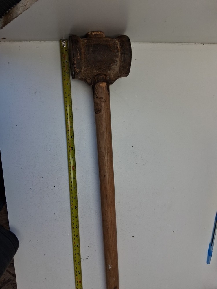 Vintage USMC 10 pound tent Sledge hammer