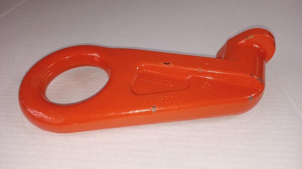 Orange Right Shipping Container Lifting Hook WLL 12.5T