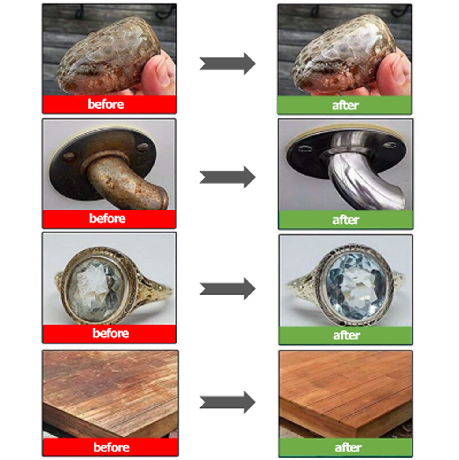 100pc Metal Polishing Buffing Abrasive Wheel Burr Kit Rotary Tool Set For Dremel