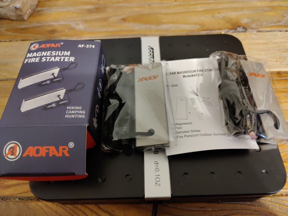 AOFAR Magnesium Fire Starter AF-374 (2-Pack)