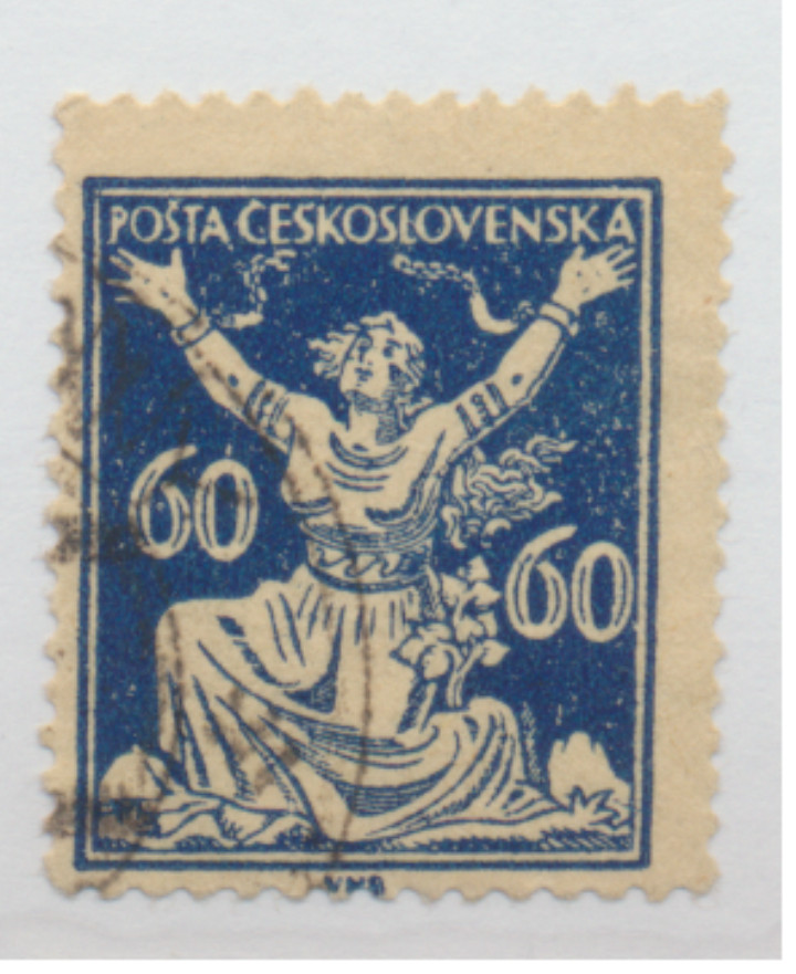 Czechoslovakia Stamp Scott #73, Used