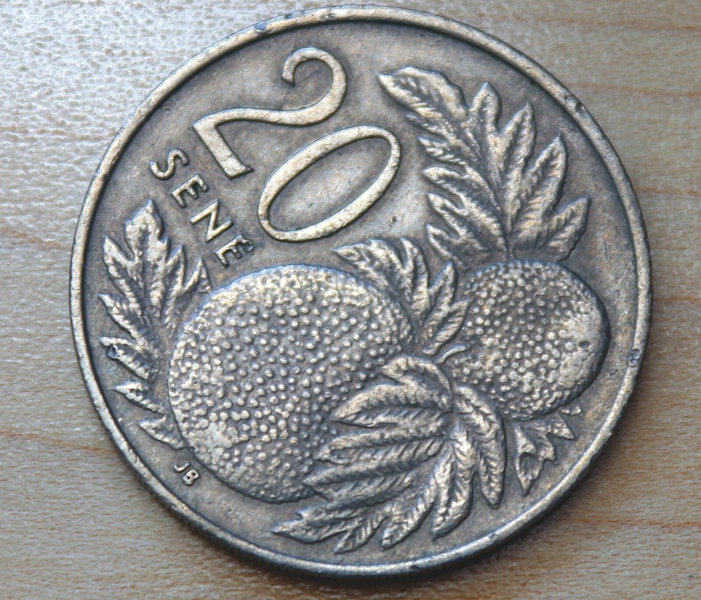 1967 Samoa 20 Sene