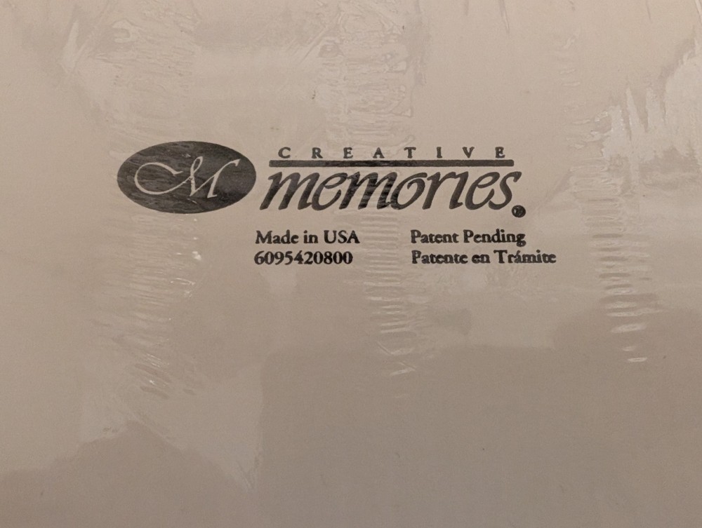 CM Creative Memories Custom Cutting System NIB 12" Cutting Patterns StraightWavy