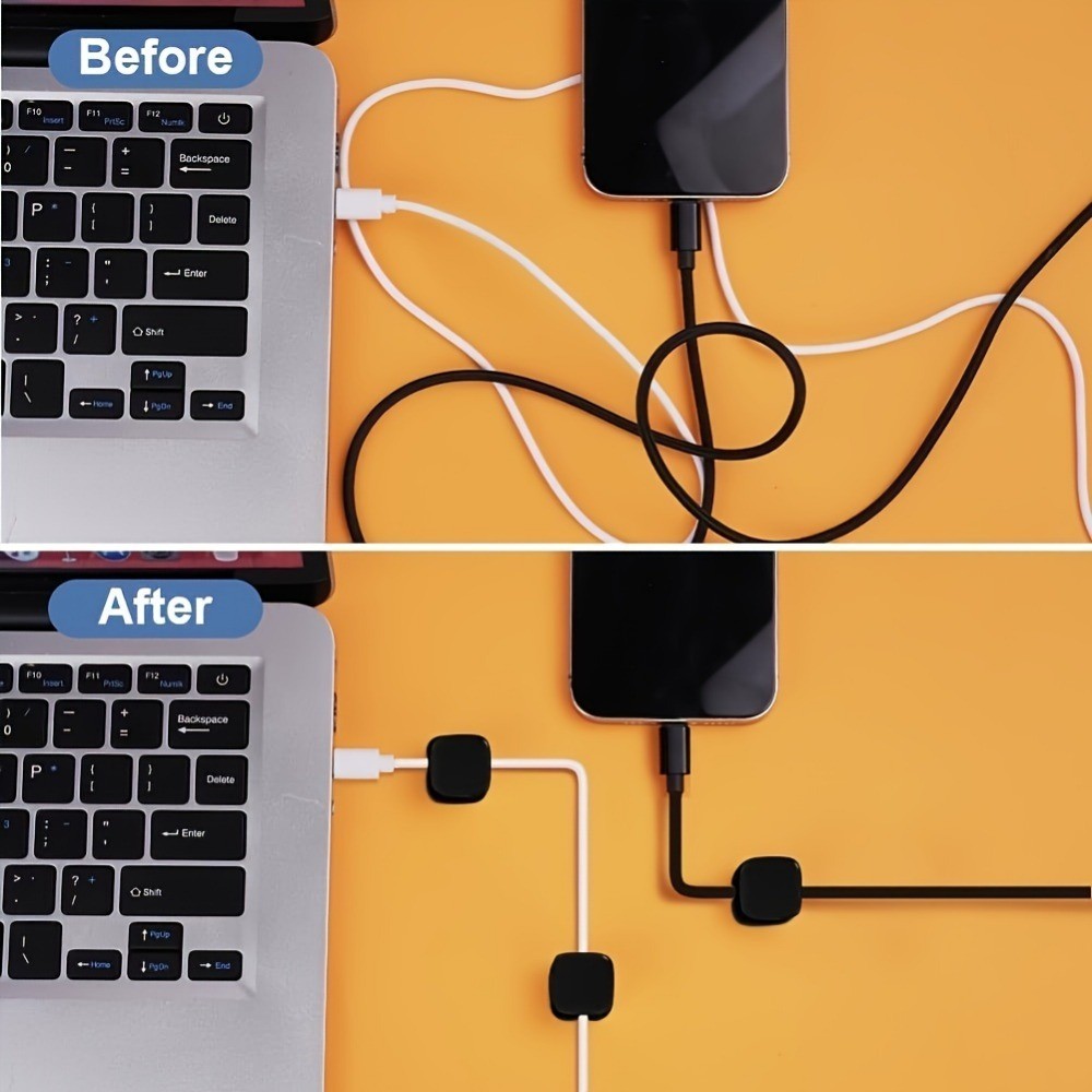 12 Pack Magnetic Cable Clips