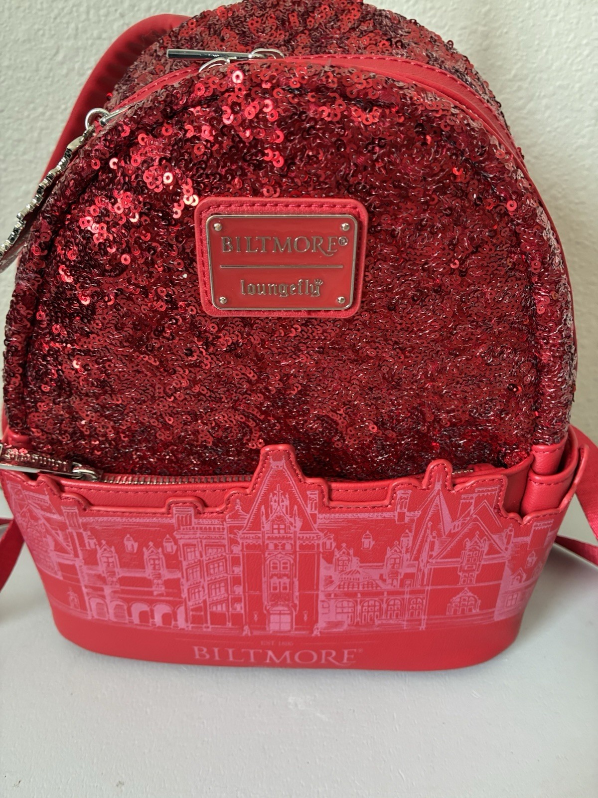 The Biltmore Limited Edition Loungefly Bag- Red Sequin