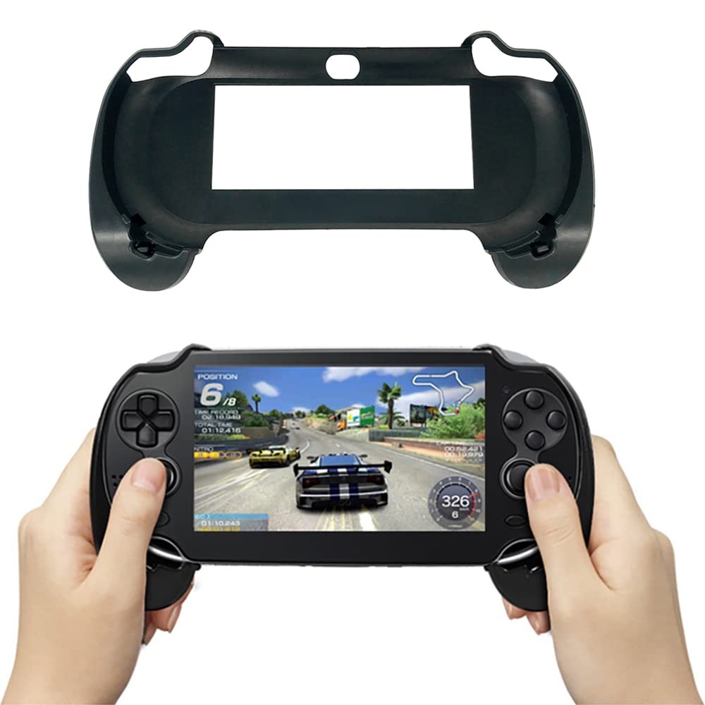 OSTENT Durable Joypad Plastic Flexible Bracket Holder Hand Handle Grip Black