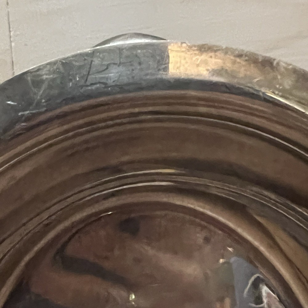 Silver Plate Vtg Rogers Bros Covered Oval Serving Tray Dish