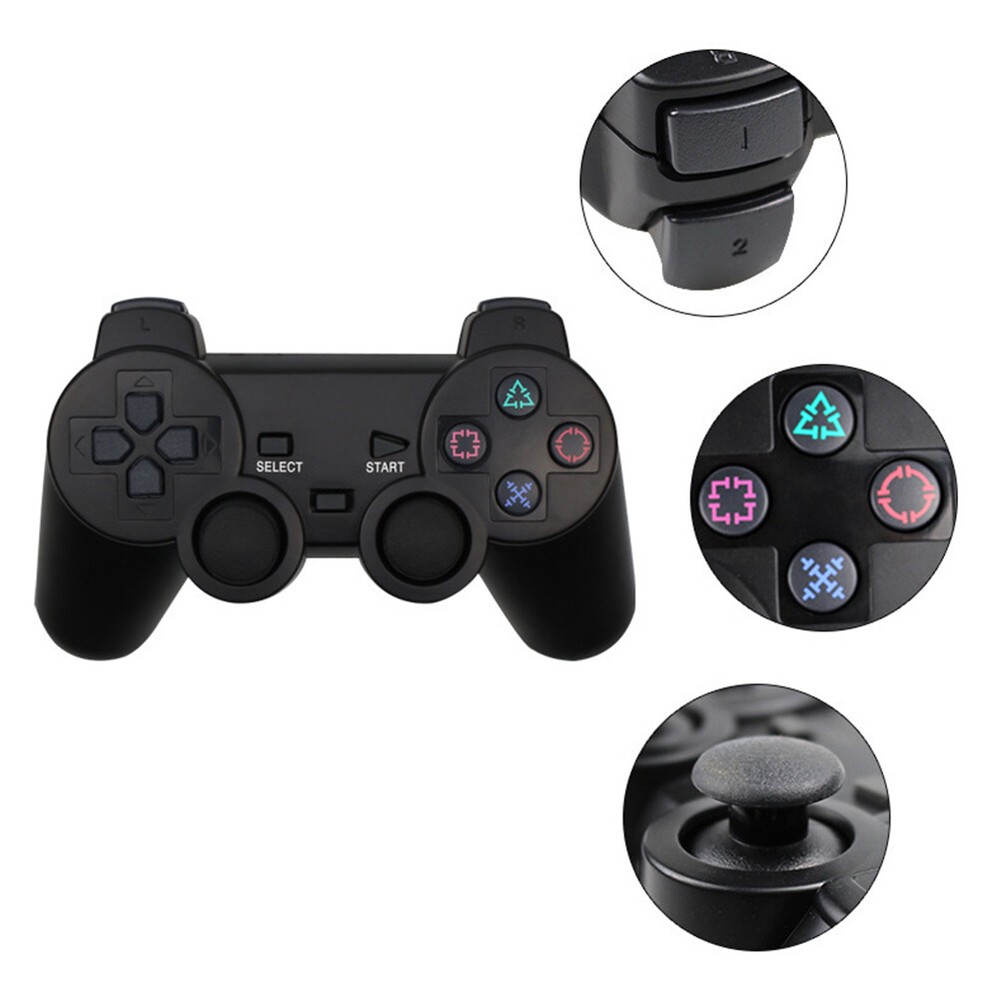US 2 Pack Controller For PlayStation 2 PS2 Wired Black Joystick Joypad