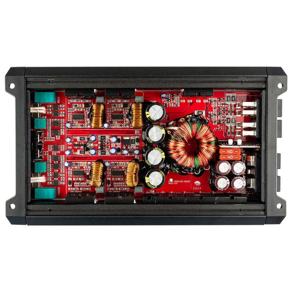 DS18 SXE-3000.4D Car Amplifier Full-Range Class D 4-Channel - New Design