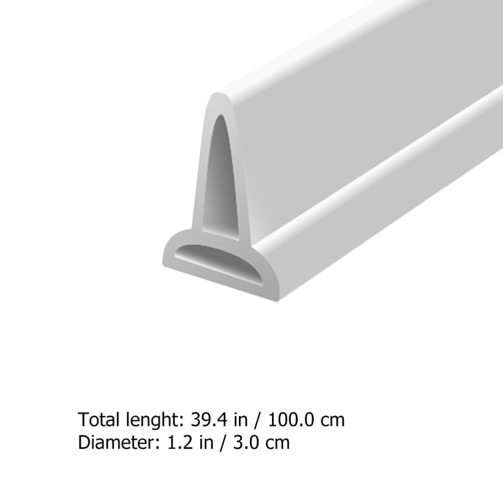 Silicone Water Retaining Strip Barrier Bathroom Door Blocking