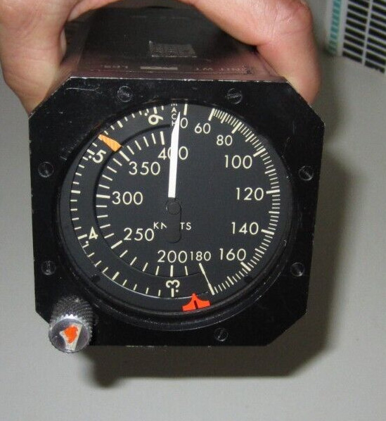 AIRCRAFT INDICATOR MACH INDICATOR INTERCONTINENTAL DYNAMICS P/N 26320-213