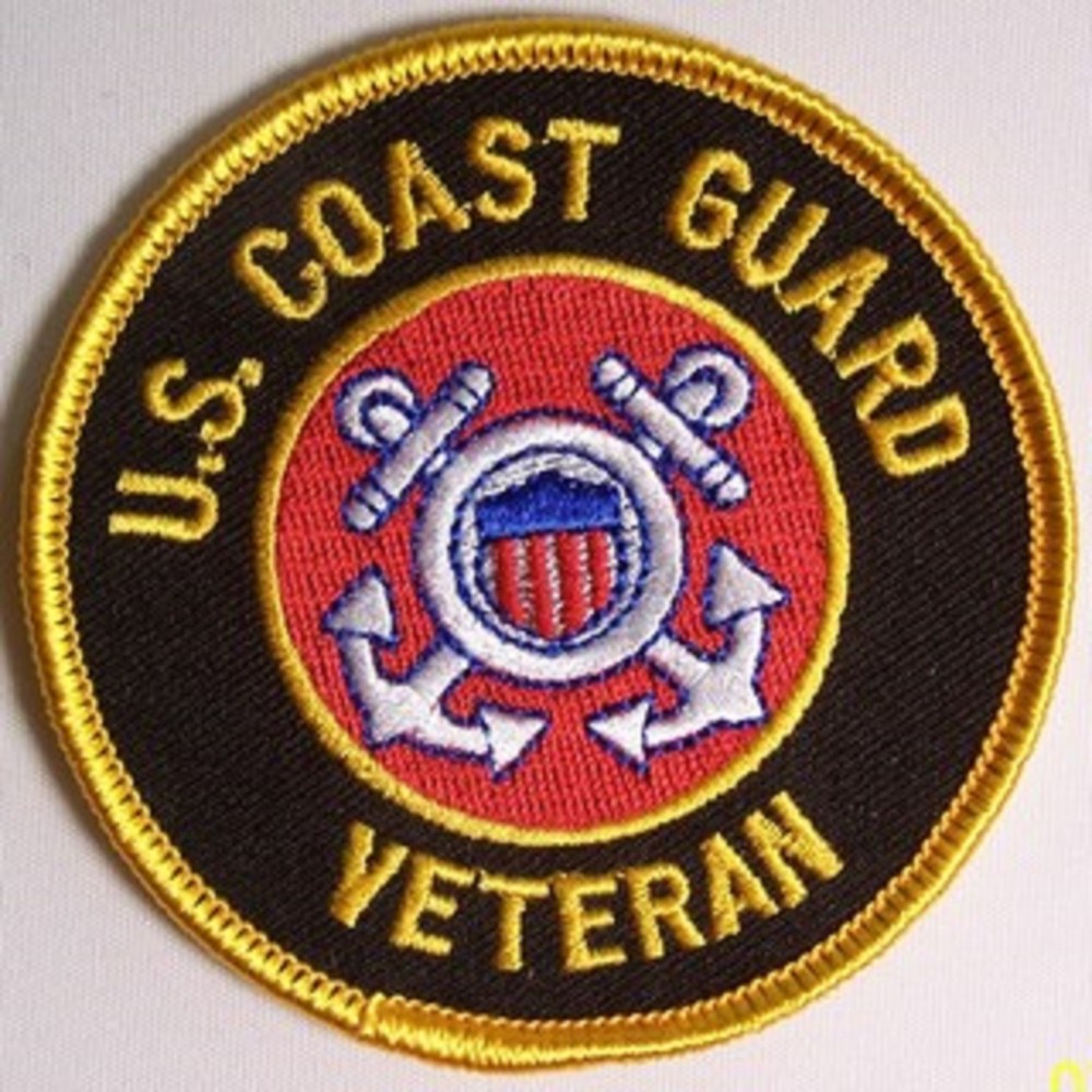 US COAST GUARD VETERAN PATCH