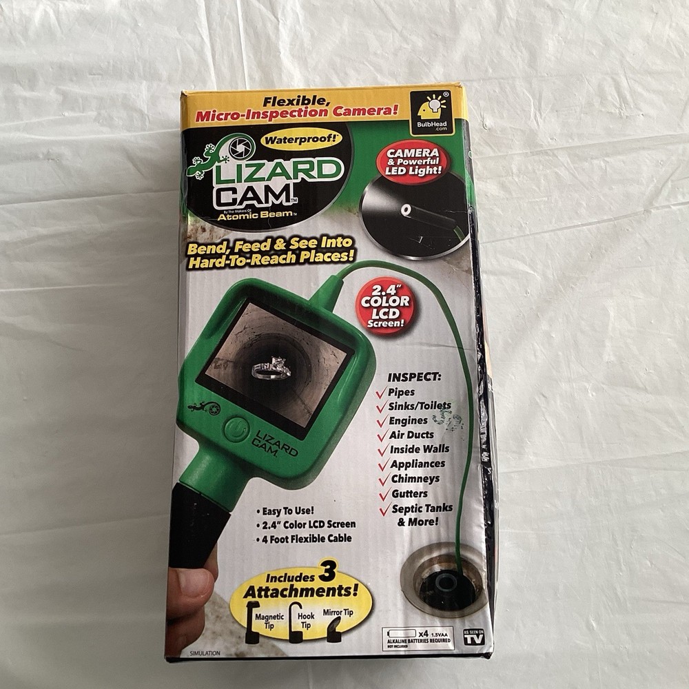 Lizard Cam Hand-Held Wireless Borescope Inspection Camera