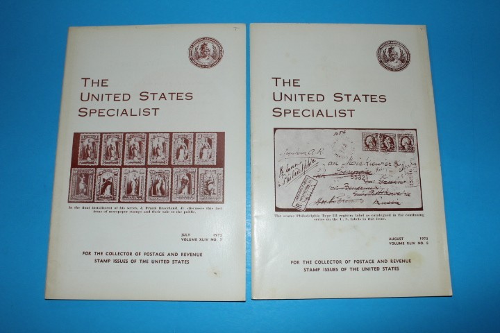 The United States Specialist Journal 1973 Full year BlueLakeStamps Timeless info