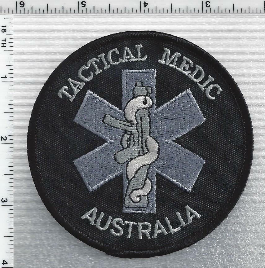 Tactical Medic (Australia) Shoulder Patch