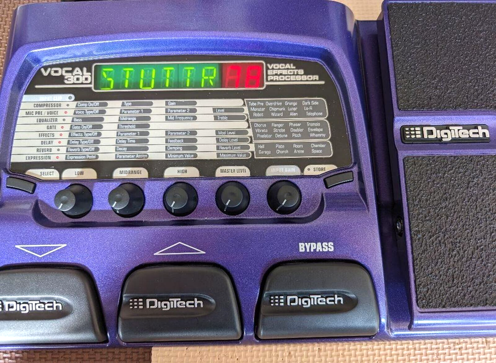 DigiTech Vocal 300 Vocal Multi-Effects Processor Voice Transformer Changer Japan