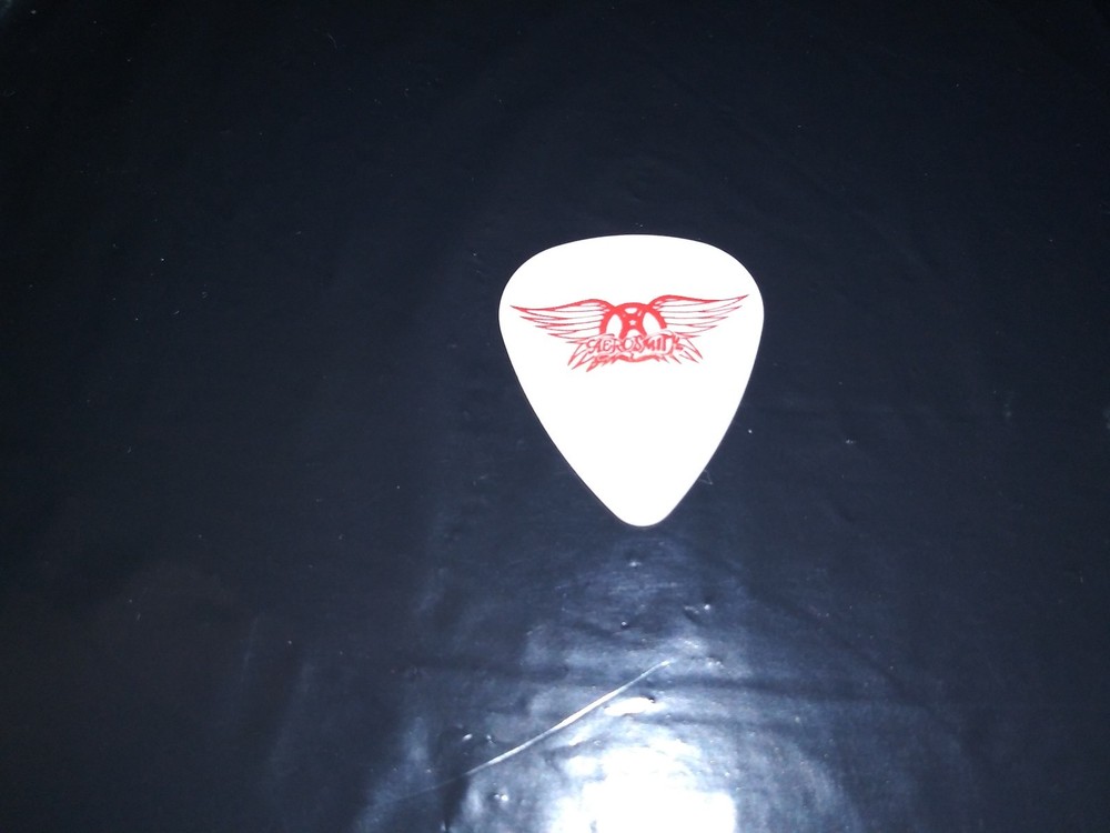 AEROSMITH Authentic Joey Kramer Drummer RaRe  Early 2000's Concert GUITAR PICK