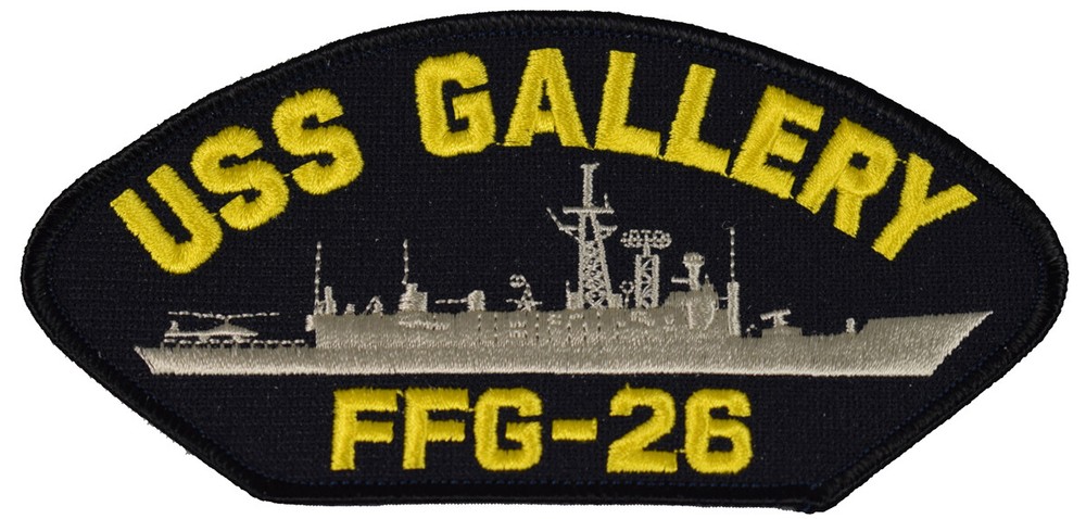 USS GALLERY FFG-26 SHIP PATCH - GREAT COLOR - Veteran Owned Business