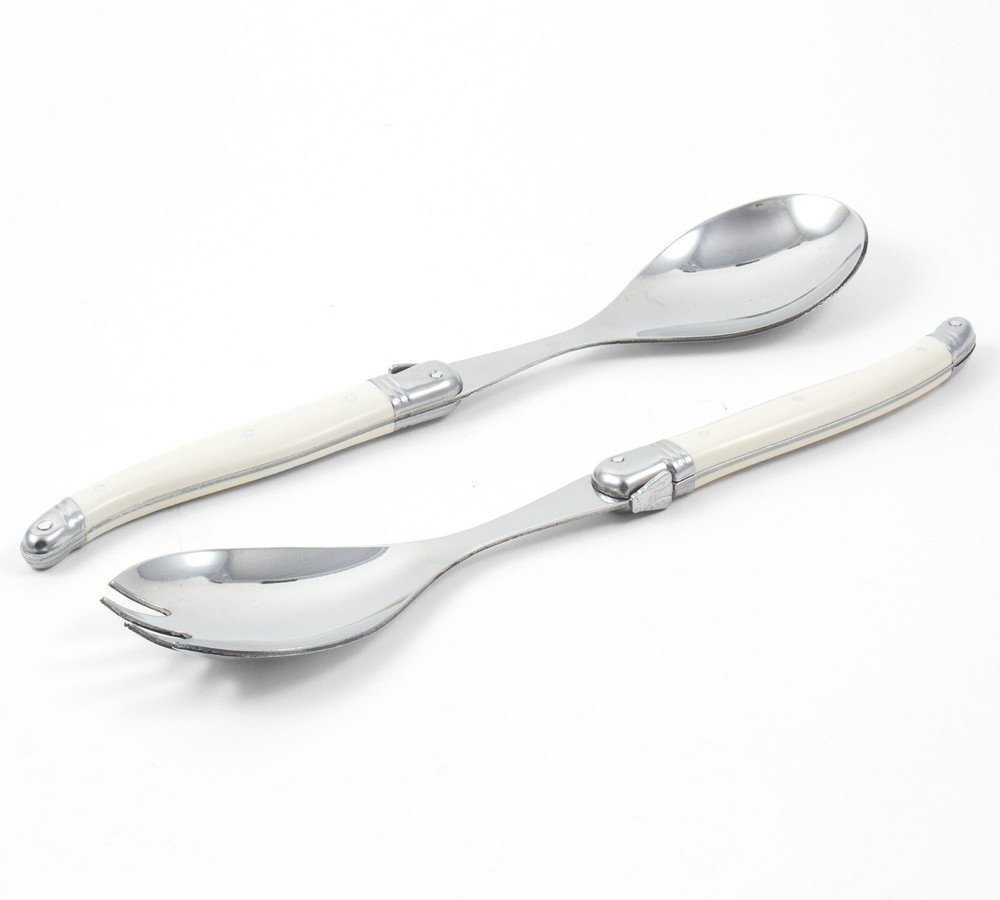 Jean Dubost Laguiole 2 Piece Serving Set Ivory