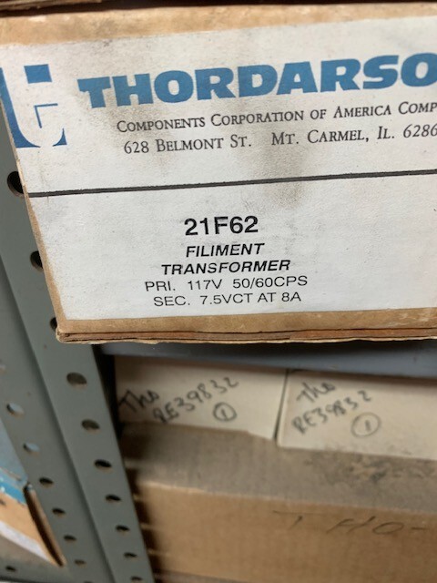 21F62 THORDARSON TRANSFORMER