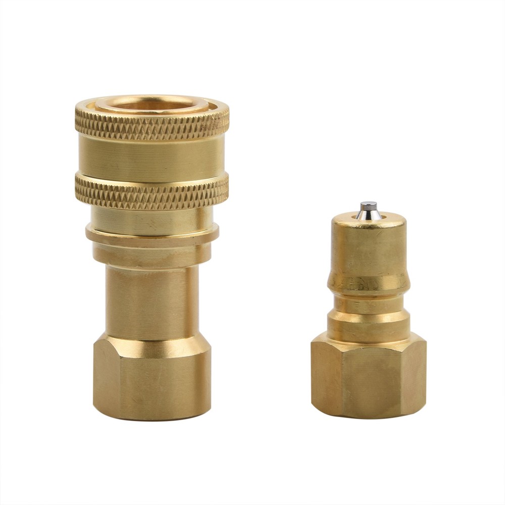 1Pack 1/4" Quick Disconnect Coupler Valve for Carpet Extractor Surface Cleaner