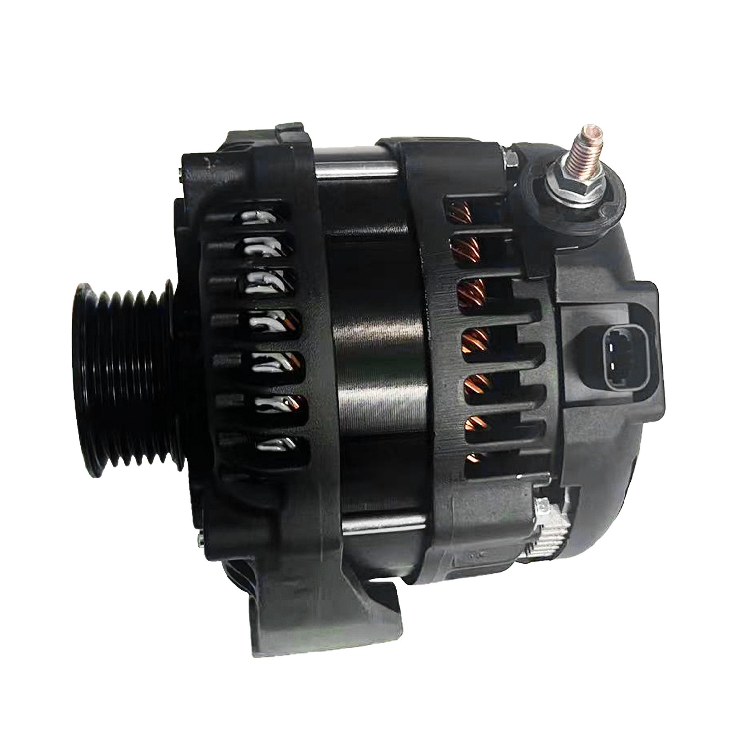 For GMC Yukon Chevy Tahoe Cadillac Hummer H2 350A High Output Black Alternator