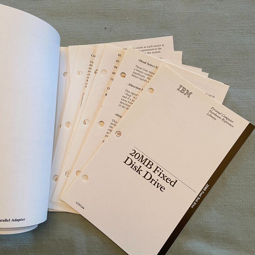 IBM PC Hardware Reference Library Technical Reference Options Adapters Vol 1 & 2