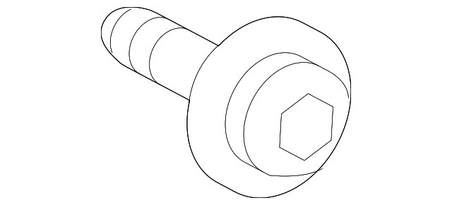 Genuine Audi Shield Bolt N-912-032-02