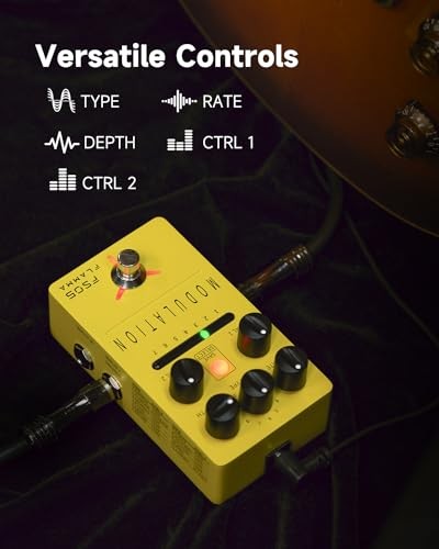 FLAMMA FS05 Multi Modulation Guitar Pedal 11 Effects Stereo Buffered Bypass