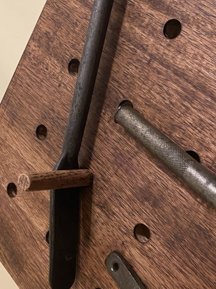 Wrought Iron Antique Blacksmith Making Tools Hand Forged Ironwork Tools