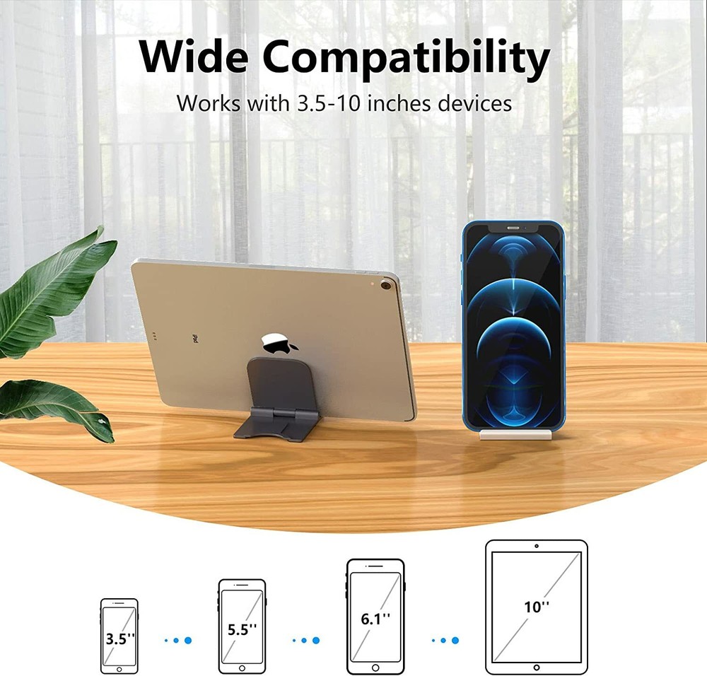 Foldable Phone Holder Tablet Stand Desktop for iPhone Android iPad Smartphone