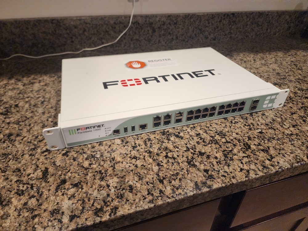Fortinet Fortigate-100D Network Security Firewall FG-100D  - Used