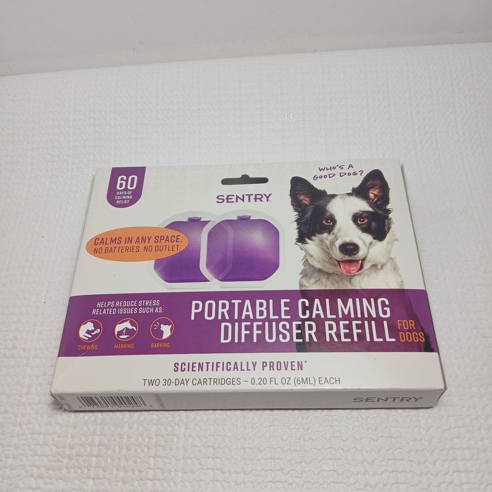 Sentry Portable Calming Diffuser Refill for dogs.