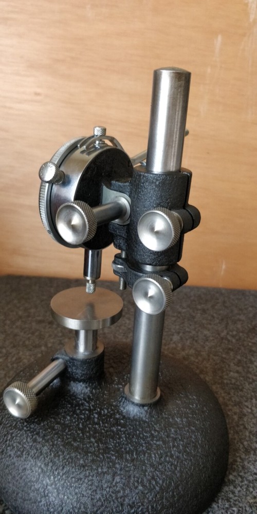SUPERB Starrett 654 Comparator Stand w/ Dial Indicator 25-B Inspector Bench
