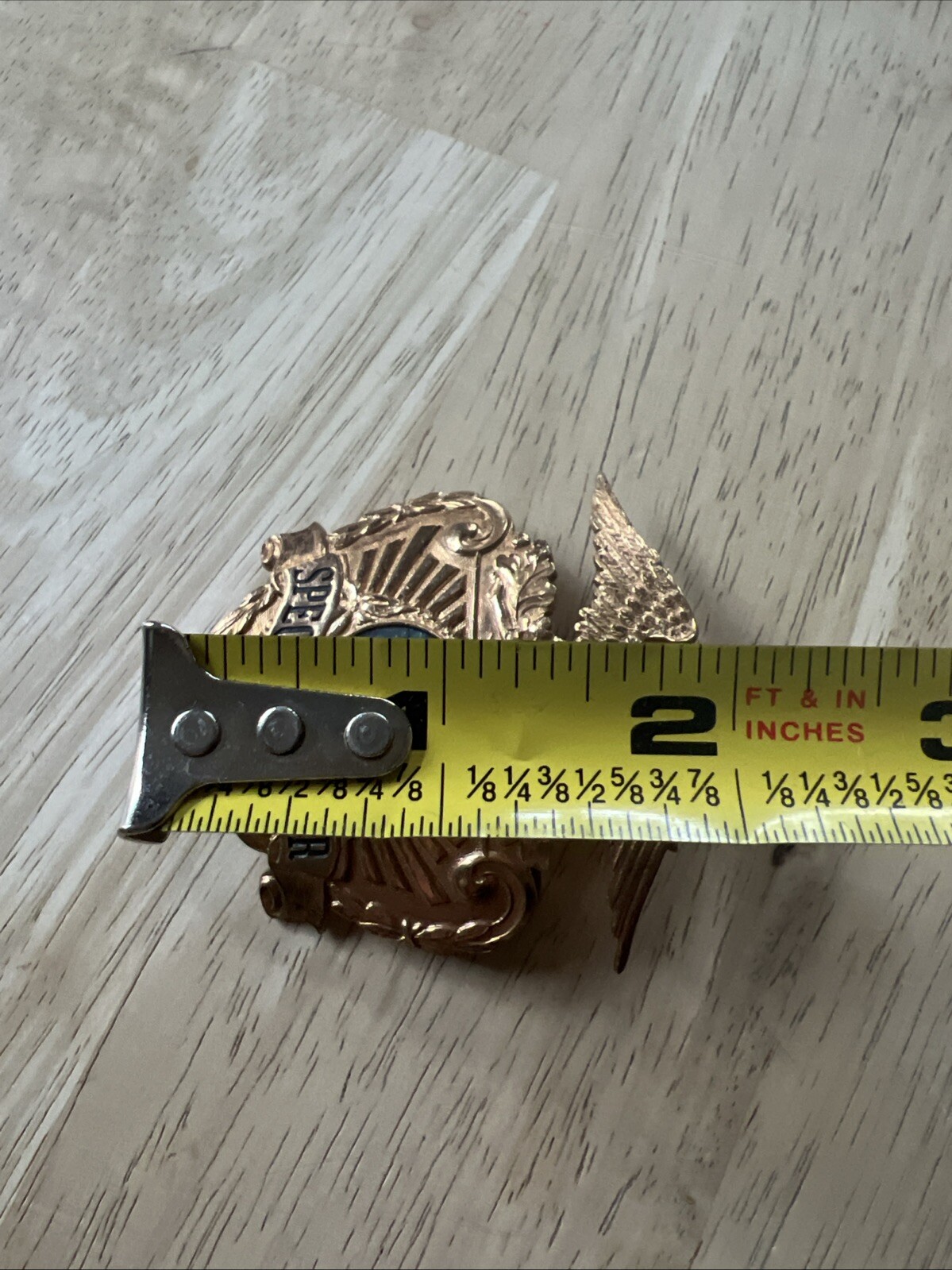 Vintage Double Screwback Special Hat Pin