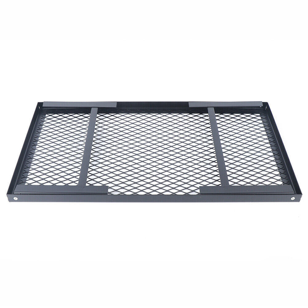 Camping Grill Fire Pit Grate Campfire Cooking Portable Stand Equipment Foldable