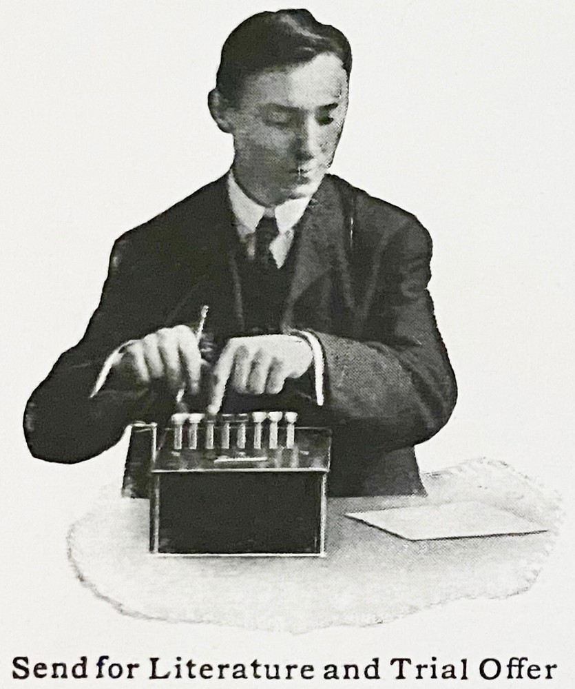 Antique 1905 DUPLEX COMPTOMETER Print Ad Felt&Tarrant Adding Machine Calculator