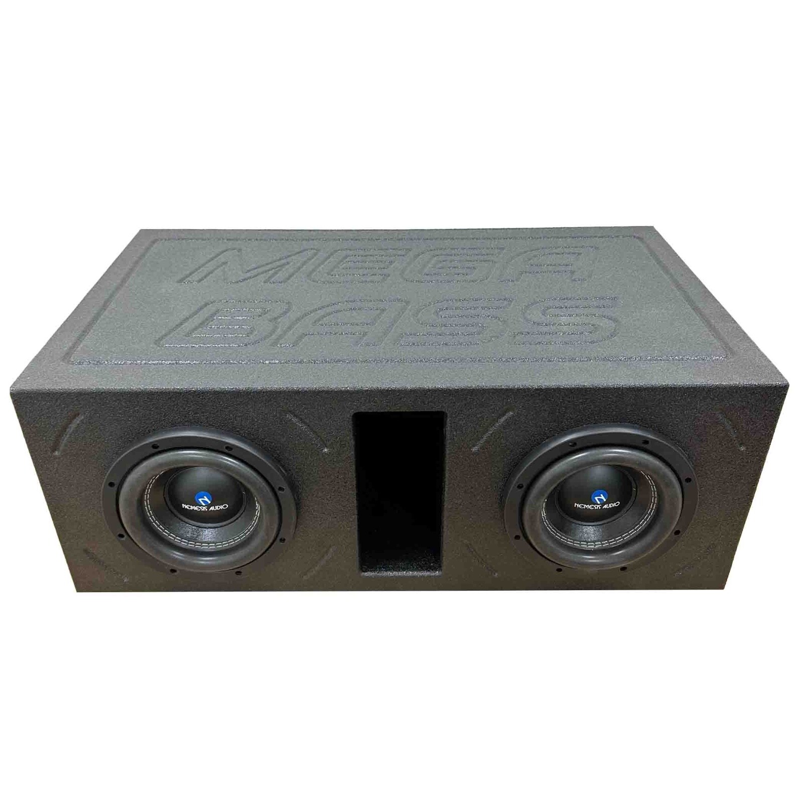 Dual 10" Mega Super Bass Series Subwoofer Box Ported 2x10" Woofers