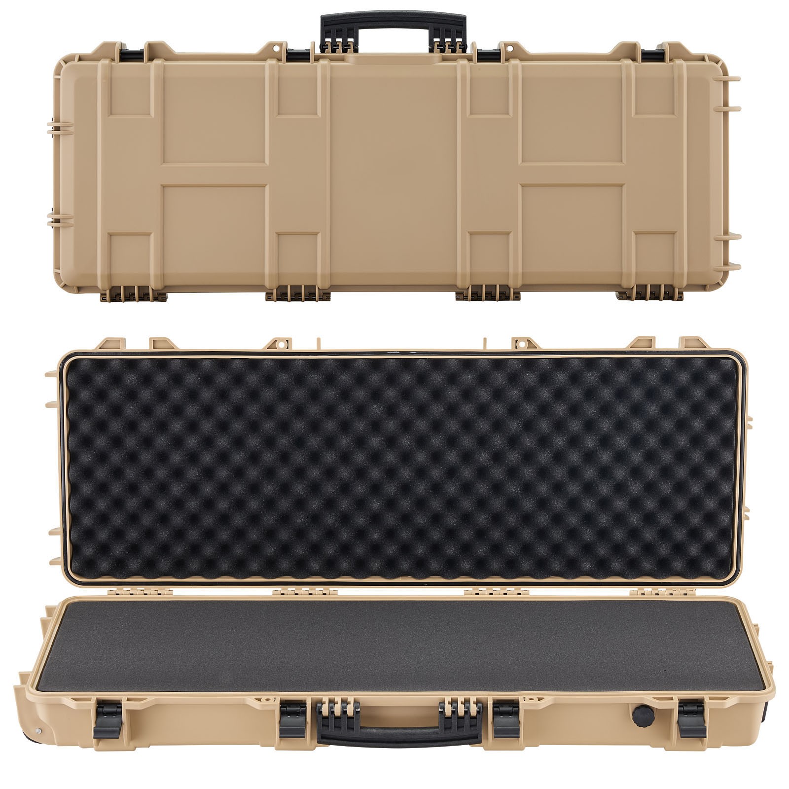 Uimoso Hard Rifle Case 42 in Gun Storage Case IP67 Waterproof & Dustproof Khaki