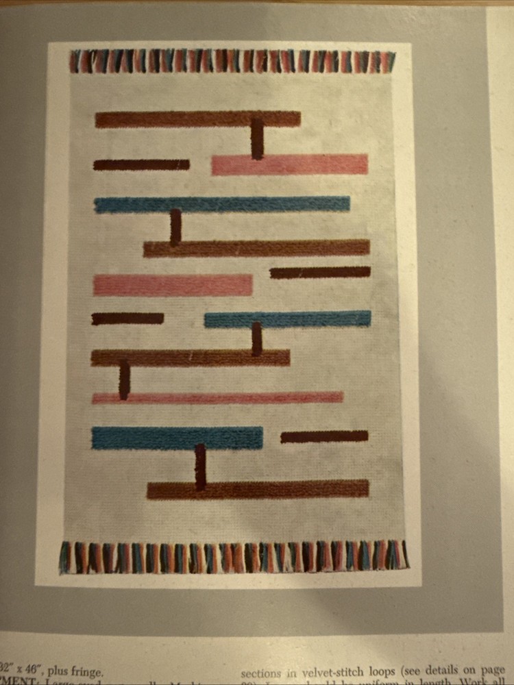 1967 McCall’s Needlepoint Step-by-Step Beginner Guide 42 Designs To Make