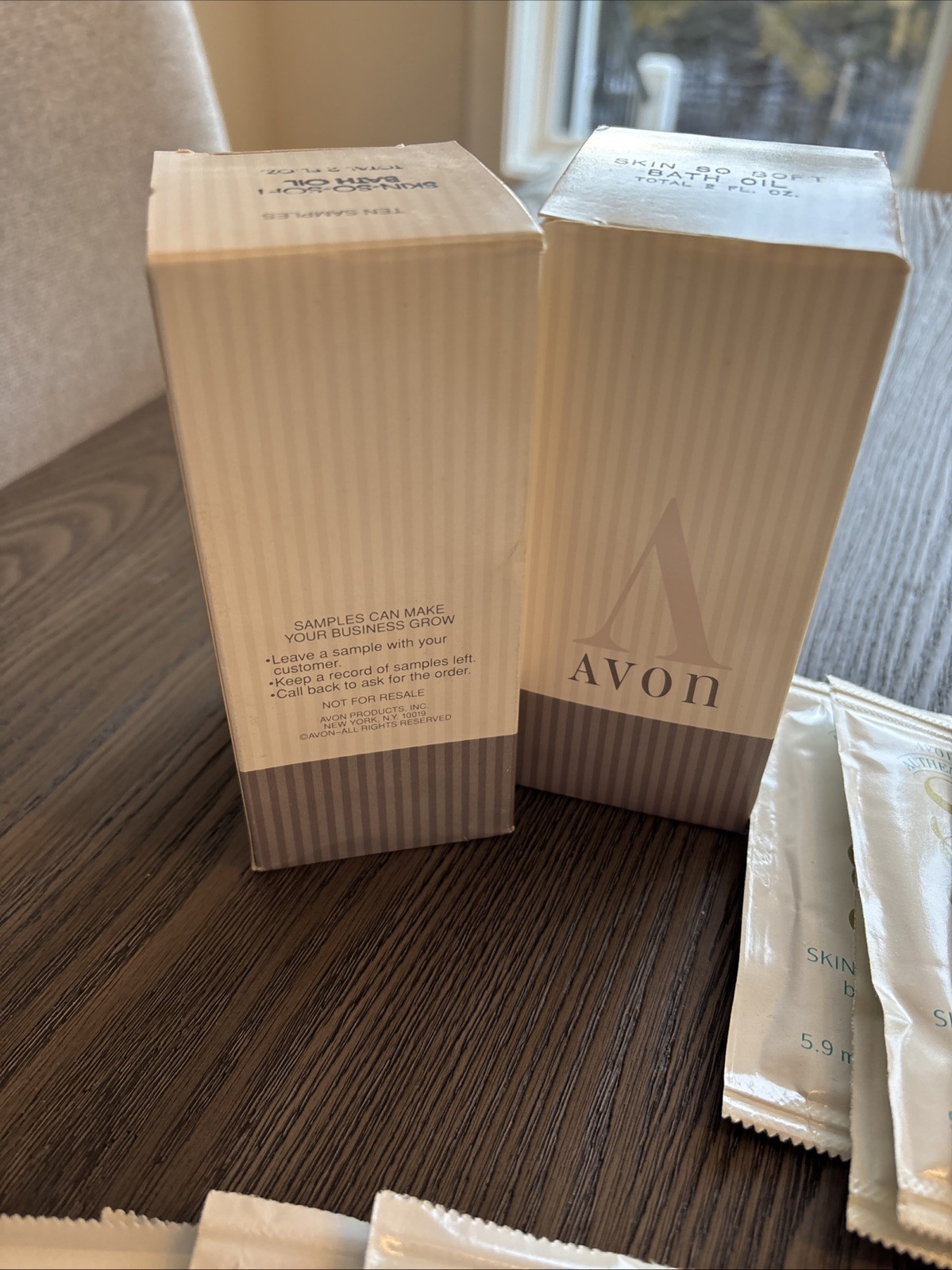 Avon Skin So Soft Original Bath Oil Sample Pack Of 10 - .2 Oz Each New Set Of 2