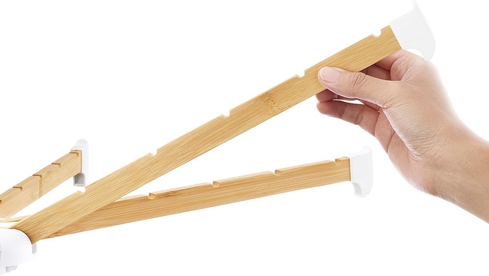 Stylish White Air Drying Rack - Durable, Lightweight & Energy Efficient