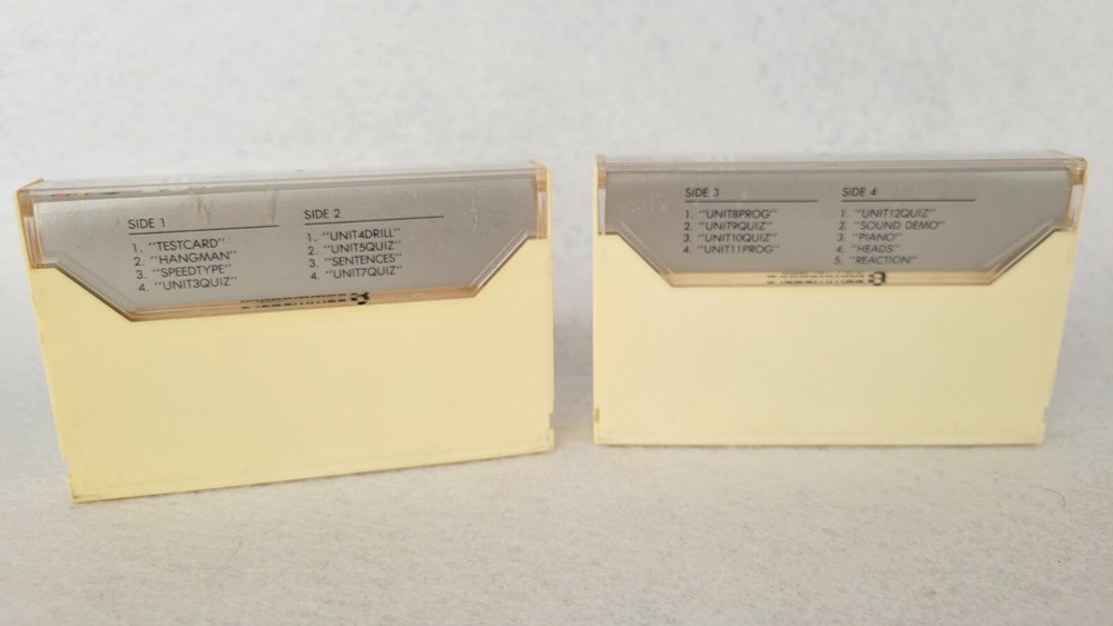 An Introduction to Basic: Part 1 for Commodore VIC-20, Two Cassettes, Sides 1-4