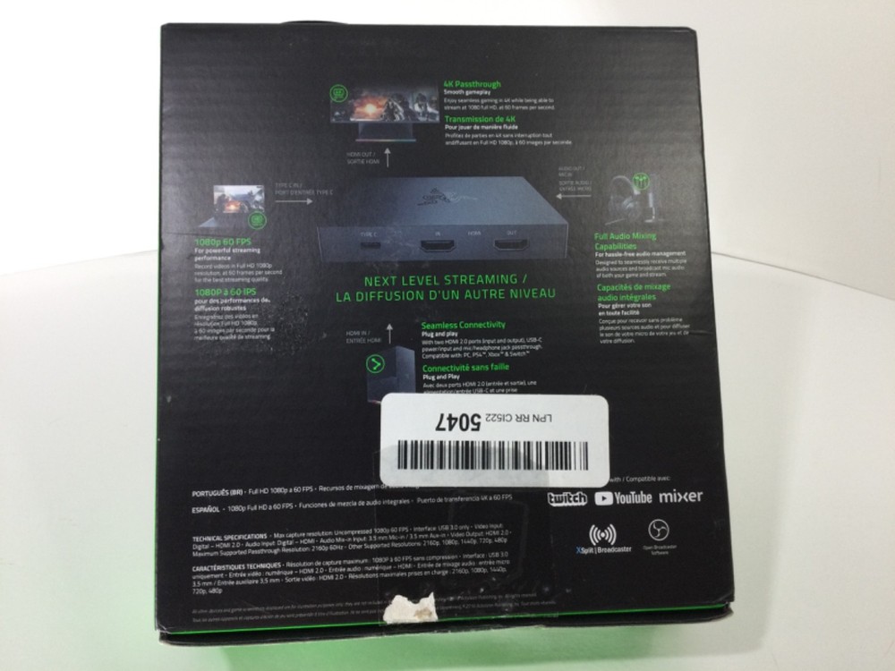Razer Ripsaw HD Game Streaming Capture Card